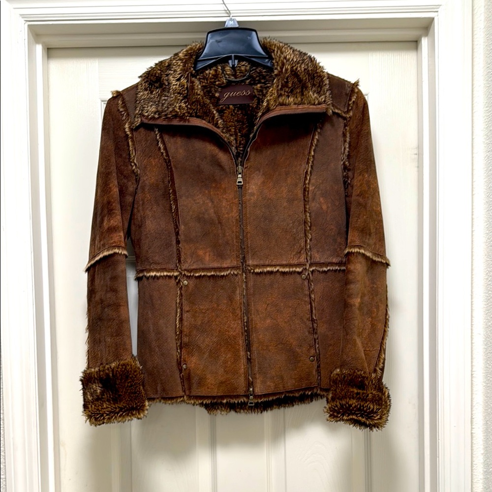 Guess leather jacket